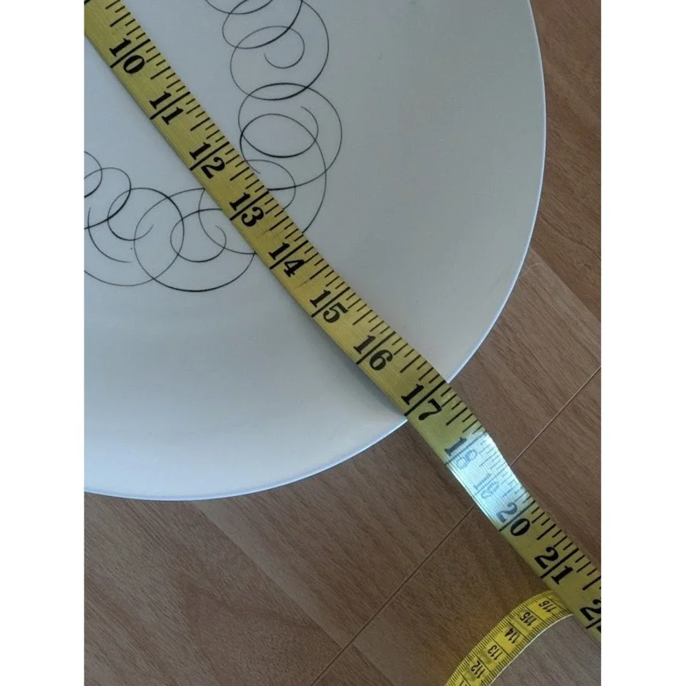 Raymond Loewy Continental China Script Oval Serving Platter 17